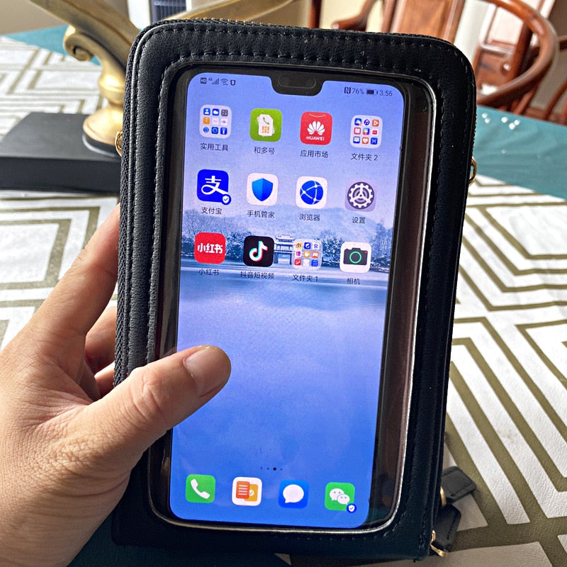 Mini Crossbody Shoulder Bags Women Multi-functional Touchable Cell Phone Pocket Card Purse Ladies Small Bag Female Messenger Bag Mini Crossbody Shoulder Bags Women Multi-functional Touchable Cell Phone Pocket Card Purse Ladies Small Bag Female Messenger Bag